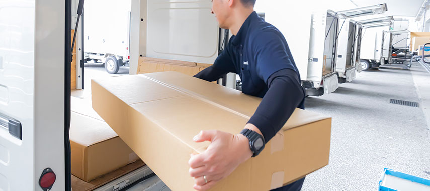 OA機器の消耗品のルート配送